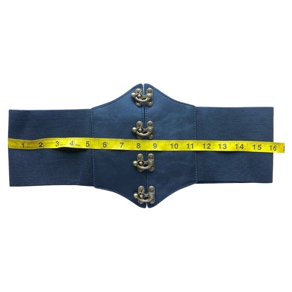 Waist Belt Gothic Cowboy Cowgirl with Metal Buckle Vintage Punk.‎ - Picture 4 of 5